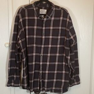 St. John's Bay Men's Plaid Button-Up Shirt